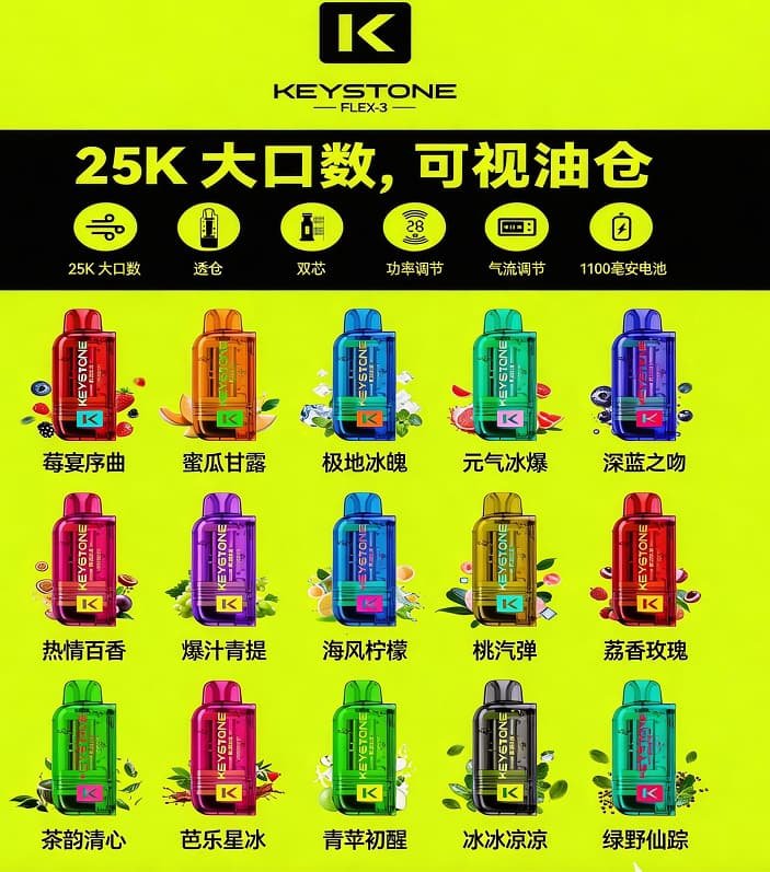 钥石KEYSTONE需搭配钥石主機使用,不通配其他主機煙彈